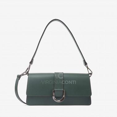 Сумка через плечо (кросс-боди) Virginia Conti темно-зеленая