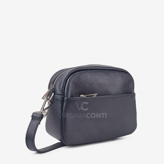 Сумка через плече (крос-боді) Virginia Conti чорно-синя