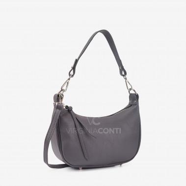 Сумка через плече (крос-боді) Virginia Conti темно-сіра