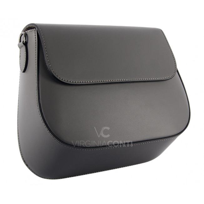 Сумка через плече (крос-боді) Virginia Conti темно-сіра