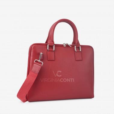 Портфель Virginia Conti темно-червоний