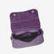 Сумка через плече (крос-боді) Virginia Conti фіолетова фото 2