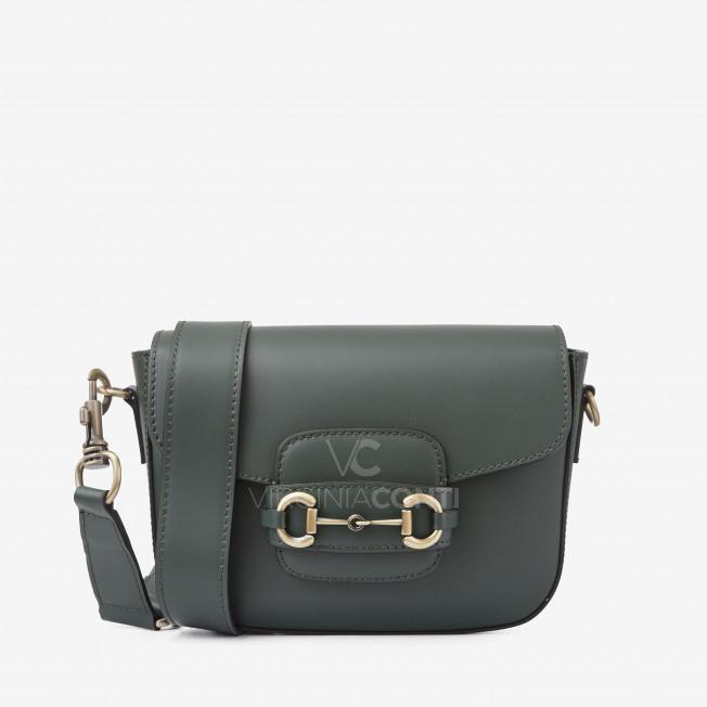 Сумка через плече (крос-боді) Virginia Conti темно-зелена