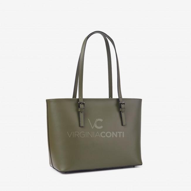 Сумка Virginia Conti кольору хакі
