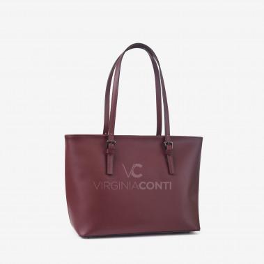 Сумка Virginia Conti винного кольору