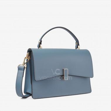 Сумка через плече (крос-боді) Virginia Conti Джинсового кольору