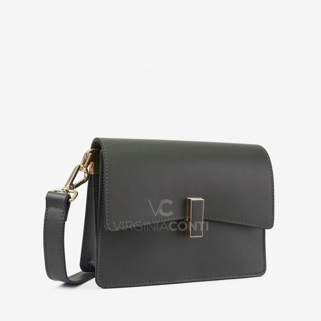 Сумка через плече (крос-боді) Virginia Conti темно-зелена