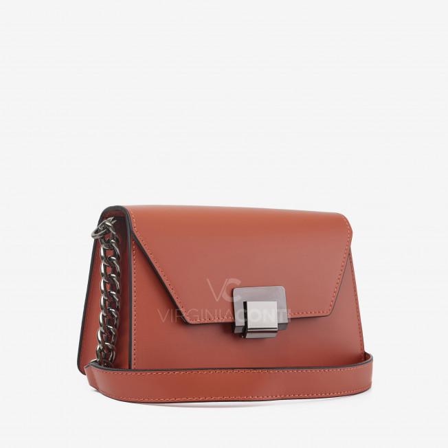 Сумка через плечо (кросс-боди) Virginia Conti терракотового цвета