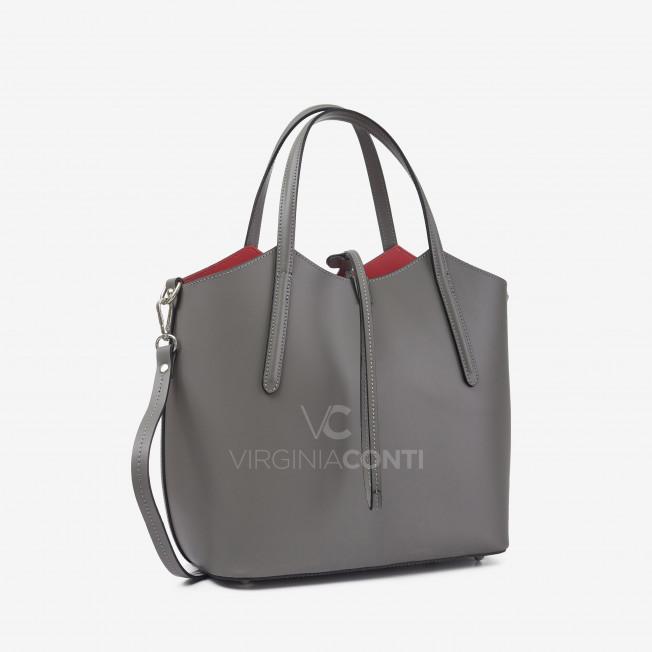Шоппер Virginia Conti темно-серый