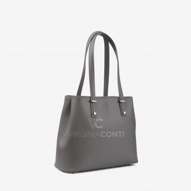 Сумка на плечо Virginia Conti темно-серая