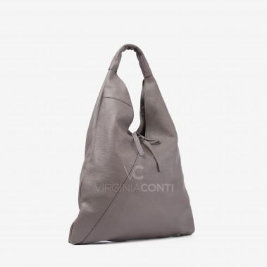 Шоппер Virginia Conti кольору сірий камінь