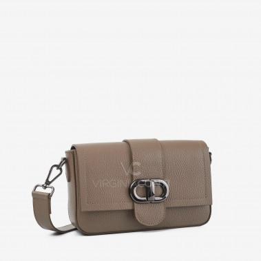 Сумка через плече (крос-боді) Virginia Conti кольору темний тауп