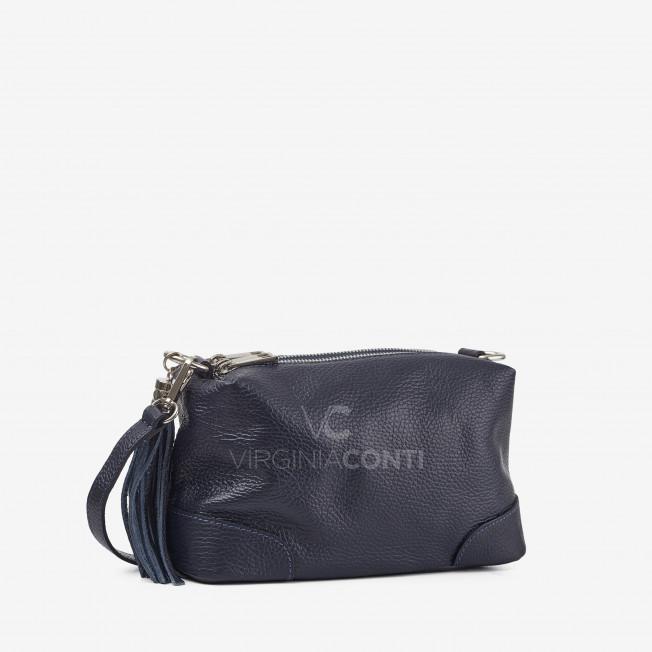 Сумка через плечо (кросс-боди) Virginia Conti черно-синяя