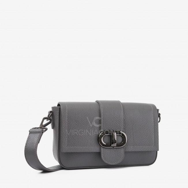 Сумка через плече (крос-боді) Virginia Conti темно-сіра