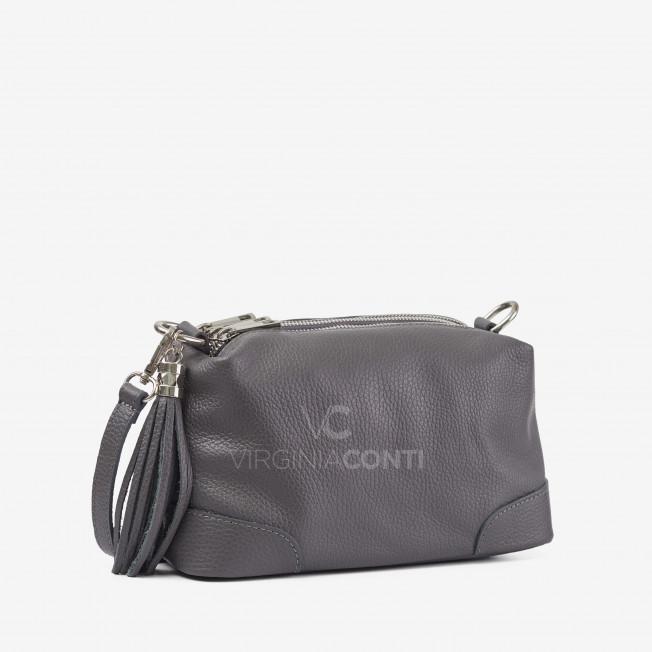 Сумка через плече (крос-боді) Virginia Conti темно-сіра