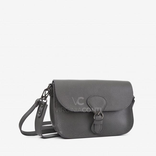 Сумка через плече (крос-боді) Virginia Conti темно-сіра