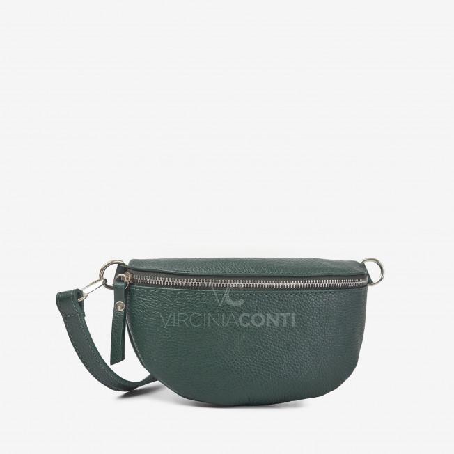 Поясная сумка (Сумка-банан) Virginia Conti темно-зеленая