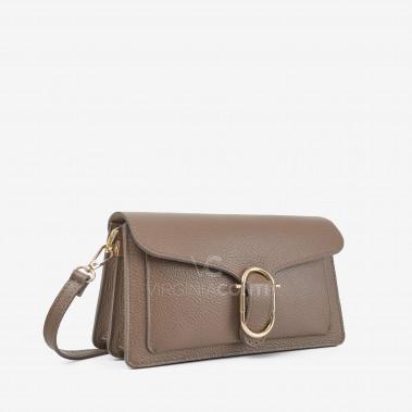 Сумка через плече (крос-боді) Virginia Conti кольору темний тауп