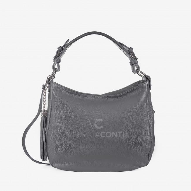 Сумка через плече (крос-боді) Virginia Conti темно-сіра