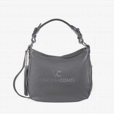 Сумка через плече (крос-боді) Virginia Conti темно-сіра
