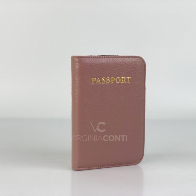 Обложка для паспорта Virginia Conti цвета пудры