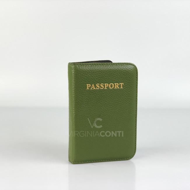Обкладинка для паспорта Virginia Conti трав'яна
