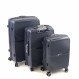 Набір валіз 3 в 1 з розширенням ORMI темно-синій фото 2