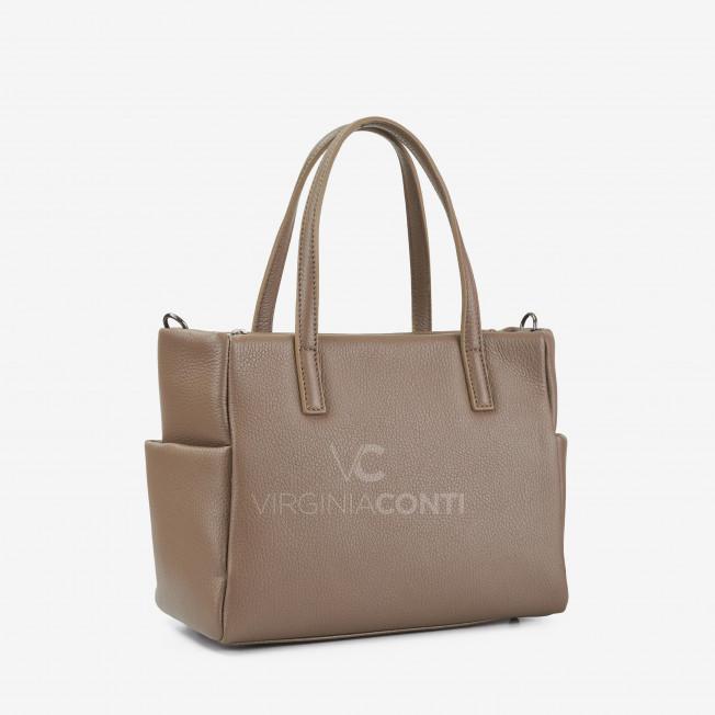 Сумка Virginia Conti кольору темний тауп