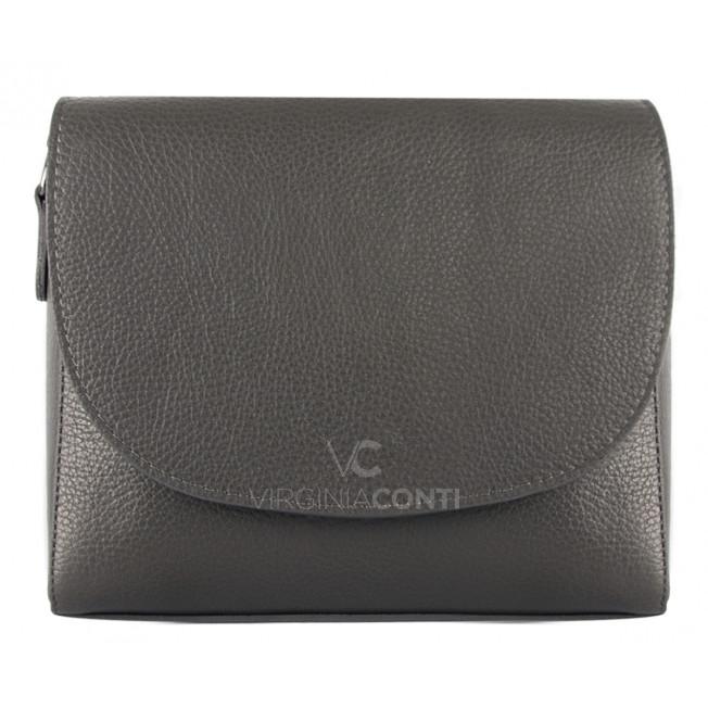 Сумка через плече (крос-боді) Virginia Conti темно-сіра