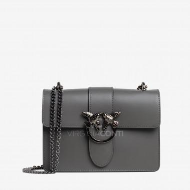 Сумка через плече (крос-боді) Virginia Conti темно-сіра