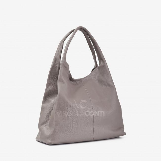 Шоппер Virginia Conti цвета серый камень