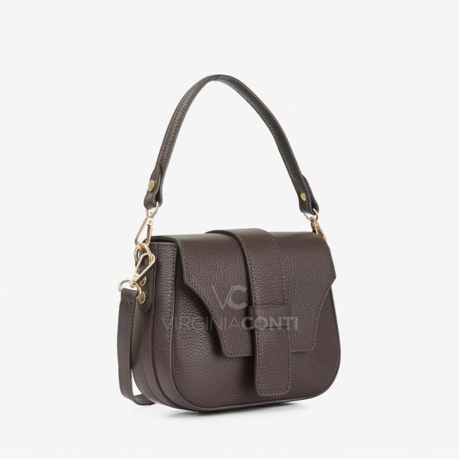 Сумка через плече (крос-боді) Virginia Conti кольору шоколад