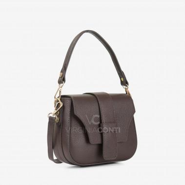 Сумка через плече (крос-боді) Virginia Conti кольору шоколад