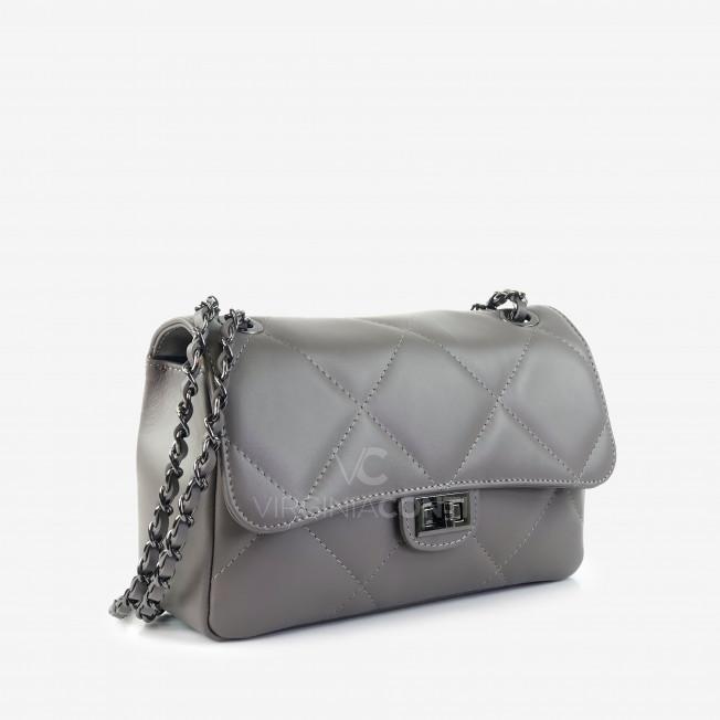 Сумка через плече (крос-боді) Virginia Conti кольору сірий камінь