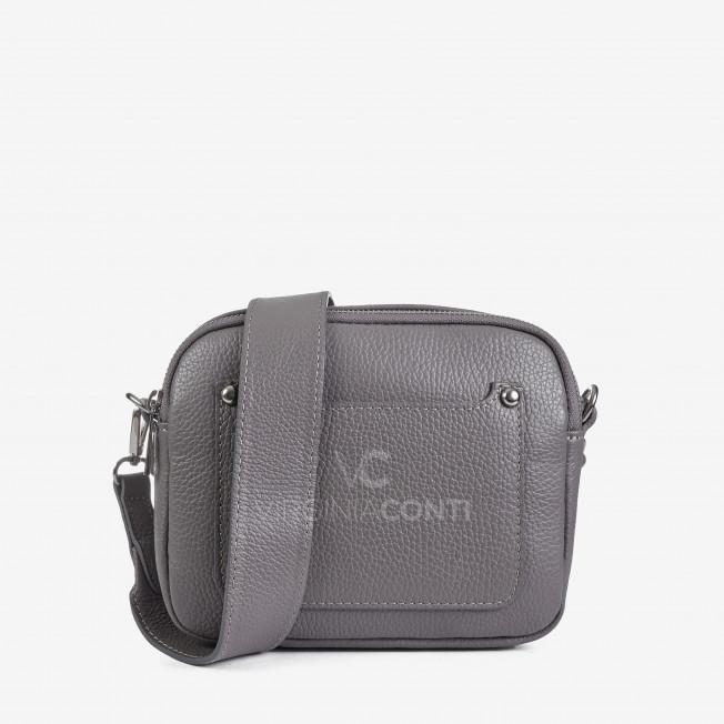 Сумка через плече (крос-боді) Virginia Conti кольору сірий камінь