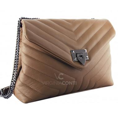 Сумка через плече (крос-боді) Virginia Conti кольору тауп