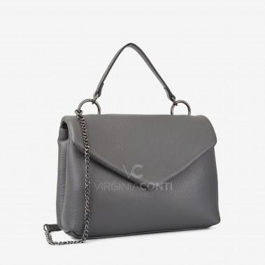 Сумка через плече (крос-боді) Virginia Conti темно-сіра