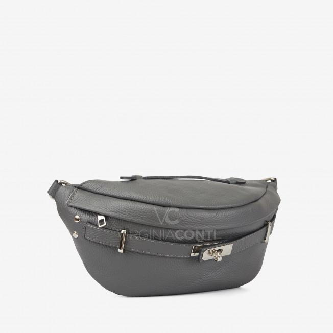 Поясна сумка (Сумка-банан) Virginia Conti темно-сіра