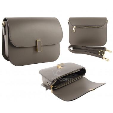 Сумка через плече (крос-боді) Virginia Conti кольору темний тауп