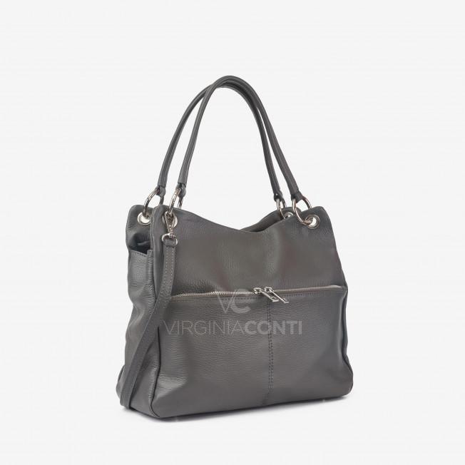 Сумка Virginia Conti темно-сіра