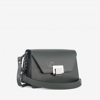 Сумка через плече (крос-боді) Virginia Conti темно-зелена