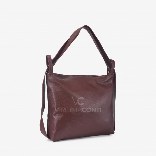 Шоппер Virginia Conti бордовый