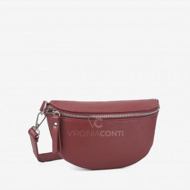 Поясна сумка (Сумка-банан) Virginia Conti темно-червона