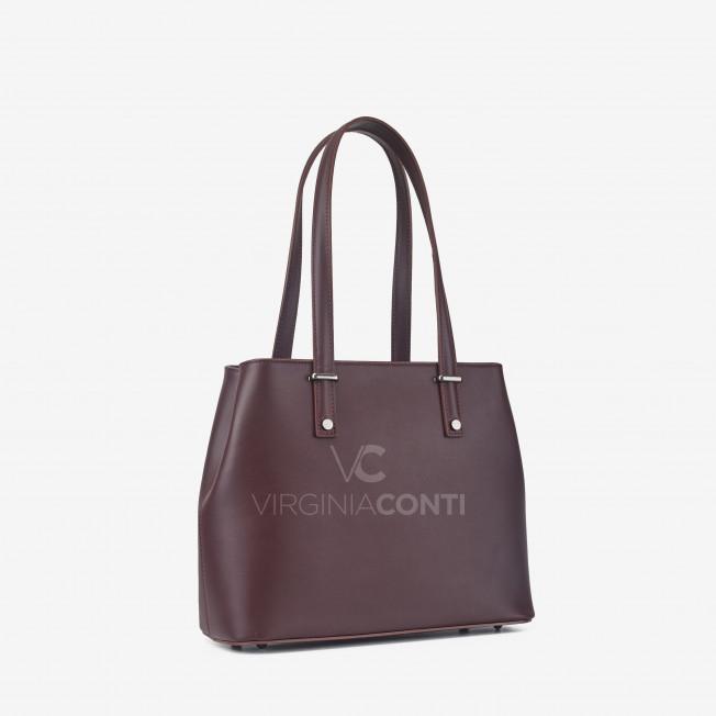 Сумка на плечо Virginia Conti бордовая