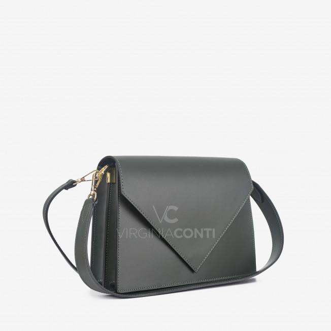 Сумка через плече (крос-боді) Virginia Conti темно-зелена