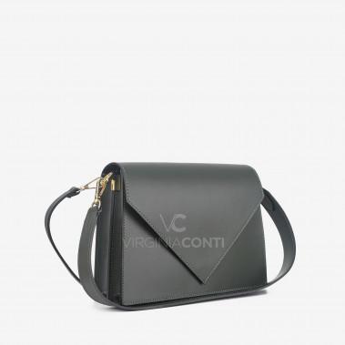 Сумка через плече (крос-боді) Virginia Conti темно-зелена