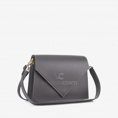 Сумка через плече (крос-боді) Virginia Conti кольору графіт