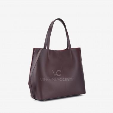 Шоппер Virginia Conti бордовий