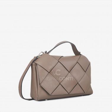 Сумка через плечо (кросс-боди) Virginia Conti цвета темный тауп