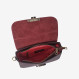 Сумка через плече (крос-боді) Virginia Conti бордова фото 2